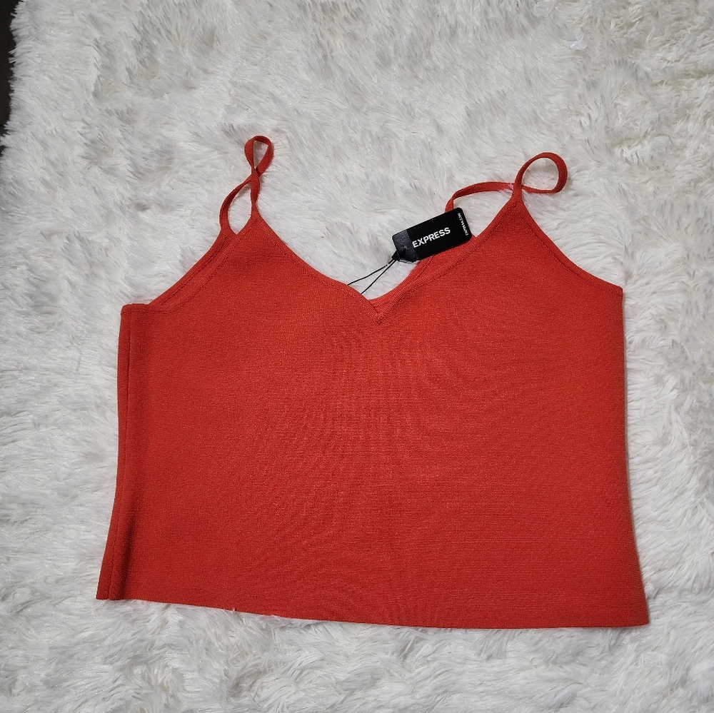 Trendy Red Women's Top